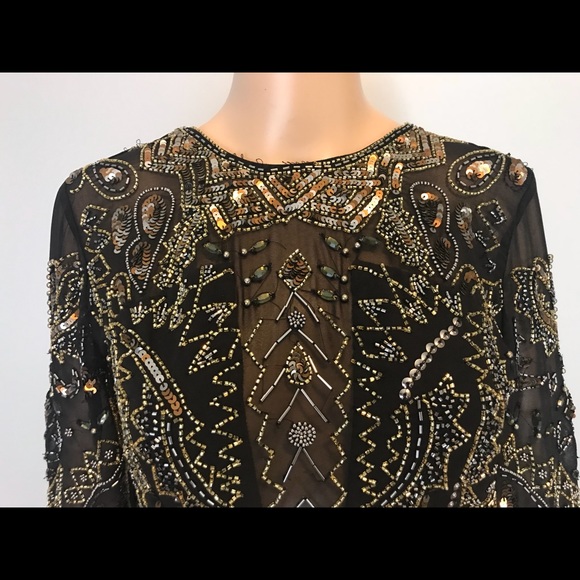 ASOS Embellished Beaded Playsuit Romper - Picture 8 of 8